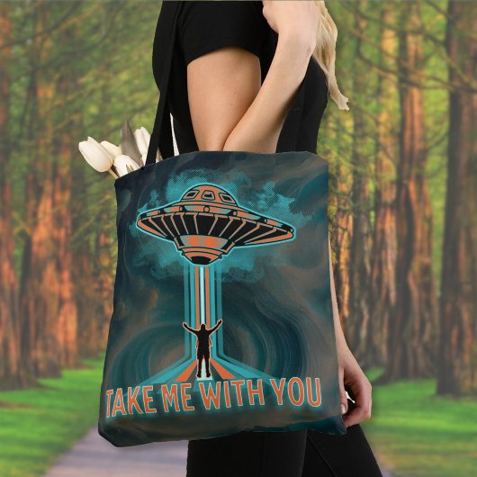 60's Style Vliegende Schotel Tote Bag