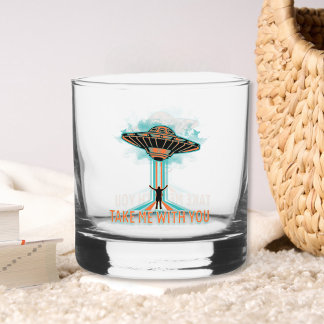 60's Style Vliegende Schotel Whisky Glas
