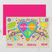 60s themabloemengroep hippy kaart (Voorkant / Achterkant)