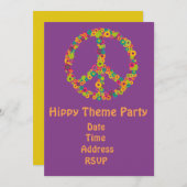 60s themabloemengroep hippy kaart (Voorkant / Achterkant)