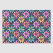 60s Vibe Mod Daisies All-over Print Tissuepapier (Voorkant)
