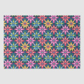 60s Vibe Mod Daisies All-over Print Tissuepapier (Voorkant)