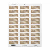 60ste Adresetiketten met Jouw naam en ADRES Etiket (Full Sheet)