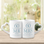 60ste bruiloft Jubileum de heer Mrs Right Loversmokken<br><div class="desc">Pas de namen en datums aan om een leuk en uniek geschenk te creëer om elke trouwdag te vieren. Ontworpen door: Thisnotme©</div>