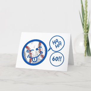 "60ste" HONKBAL HUMOR EN EEN BEETJE VERJAARDAG HUM Kaart