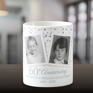 60ste Huwelijksjubileum Kinderfoto's Leuk Koffiemok