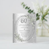 60ste huwelijksverjaardag zilveren diamanten uitno (Staand voorkant)