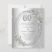 60ste huwelijksverjaardag zilveren diamanten uitno (Voorkant)