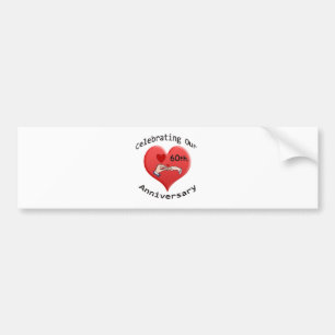 60ste. Jubileum Bumpersticker