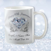 60ste Jubileum cadeau voor grootouders Koffiemok