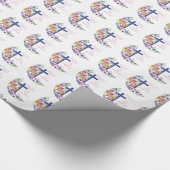 60ste Jubileum, non, Religious Life Cross Cadeaupapier (Hoek)