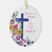 60ste Jubileum, non, Religious Life Cross Keramisch Ornament (Rechts)