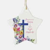60ste Jubileum, non, Religious Life Cross Keramisch Ornament (Rechts)