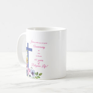 60ste Jubileum, non, Religious Life Cross Koffiemok
