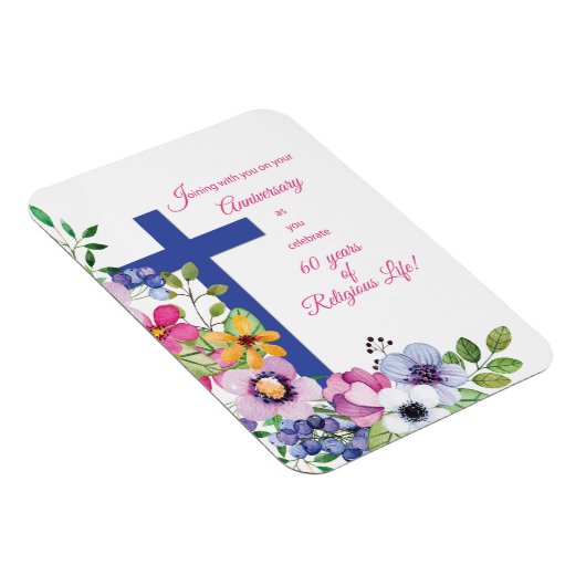60ste Jubileum, non, Religious Life Cross Magneet (Rechterzijde)