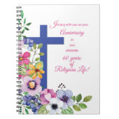 60ste Jubileum, non, Religious Life Cross Notitieboek (Voorkant)