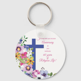 60ste Jubileum, non, Religious Life Cross Sleutelhanger