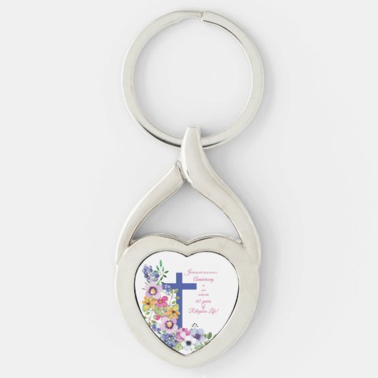 60ste Jubileum, non, Religious Life Cross Sleutelhanger (Voorkant)