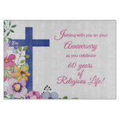 60ste Jubileum, non, Religious Life Cross Snijplank (Voorkant)