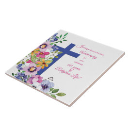 60ste Jubileum, non, Religious Life Cross Tegeltje