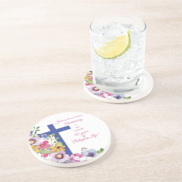 60ste Jubileum, non, Religious Life Cross Zandsteen Onderzetter