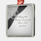 60ste Jubileum Ornament bruiloft (Links)