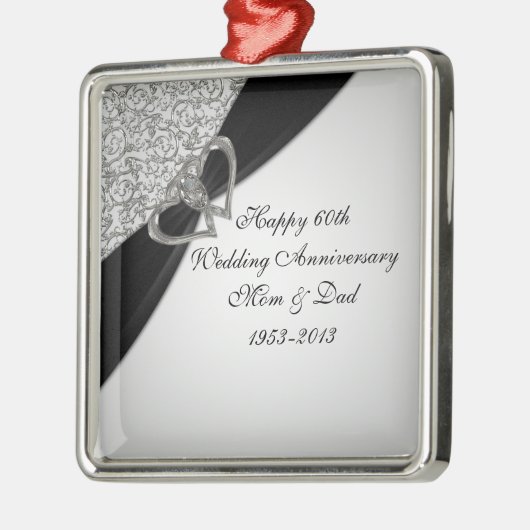 60ste Jubileum Ornament bruiloft (Links)