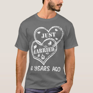 60ste Jubileum paar huwelijken gewoon 60 jaar oud T-shirt