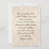 60ste Jubileum Rozen Kaart (Achterkant)