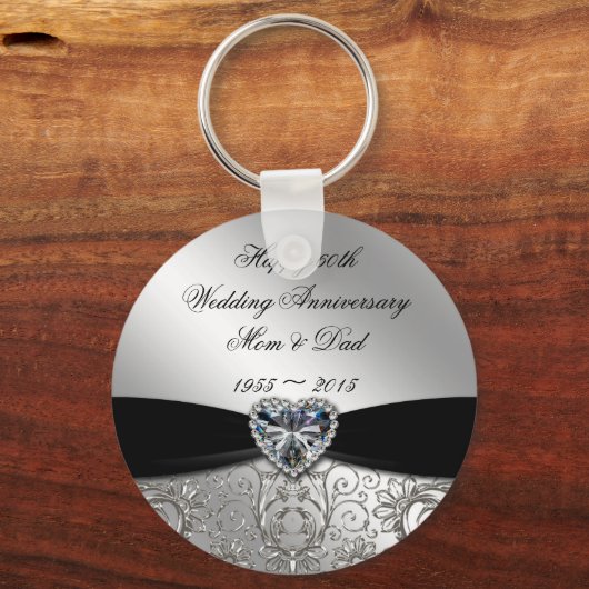 60ste Jubileum Sleutelhanger bruiloft (Voorkant)