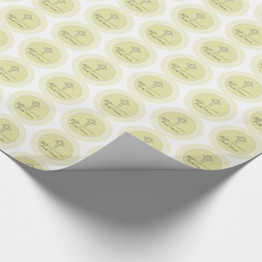 60ste Jubileum van het priesterreliëf Cadeaupapier (Hoek)