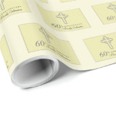 60ste Jubileum van het priesterreliëf Cadeaupapier (Rol Hoek)