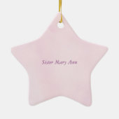 60ste Jubileum van het Religieuze Leven Katholieke Keramisch Ornament (Achterkant)