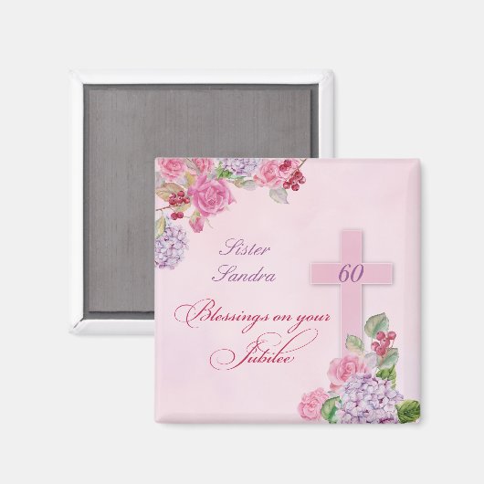 60ste Jubileum van het Religieuze Leven Katholieke Magneet (Voorkant / Achterkant)