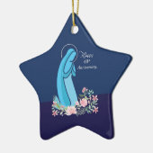 60ste Jubileum van het Religieuze Leven Nun Pink F Keramisch Ornament (Links)