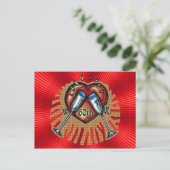 60ste Jubileum voor bruiloft Briefkaart (Staand voorkant)