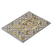 60ste Jubileum voor bruiloft Gastboek Gold Diamond Notitieboek (Linkerzijde)