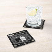  60ste Jubileum voor bruiloft Kartonnen Onderzetters (Insitu)