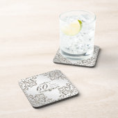 60ste Jubileum voor diamanten met 60ste diamant Onderzetter (Rechterzijde)