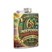 60ste Onafhankelijkheidsdag van de Republiek Guyan Heupfles (Rechts)