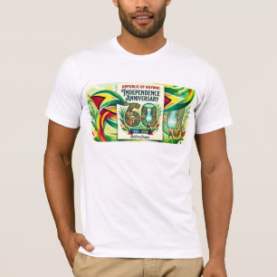 60ste Onafhankelijkheidsdag van de Republiek Guyan T-shirt