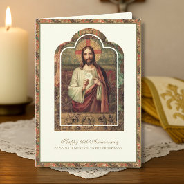 60ste PRIESTER JUBILEUM Kaart