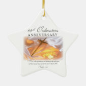 60ste priesterwijding, Kruis Kaars Keramisch Ornament (Achterkant)
