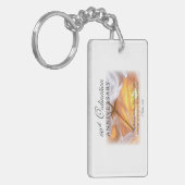 60ste priesterwijding, kruis kaars sleutelhanger (Voorkant Links)