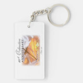 60ste priesterwijding, kruis kaars sleutelhanger (achterkant)