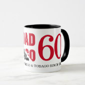 60ste TRINIDAD TOBAGO Mok (Voorkant rechts)