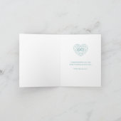 60ste trouwdag 60 jaar liefde kaart (Binnen)