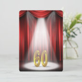 60ste trouwdagfeest kaart (Staand voorkant)