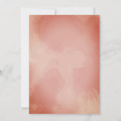 60ste Uitnodiging, Roze Gouden Uitnodiging (Achterkant)