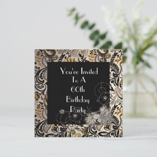 60ste uitnodiging voor de geboorte van vrouwen (Staand voorkant)